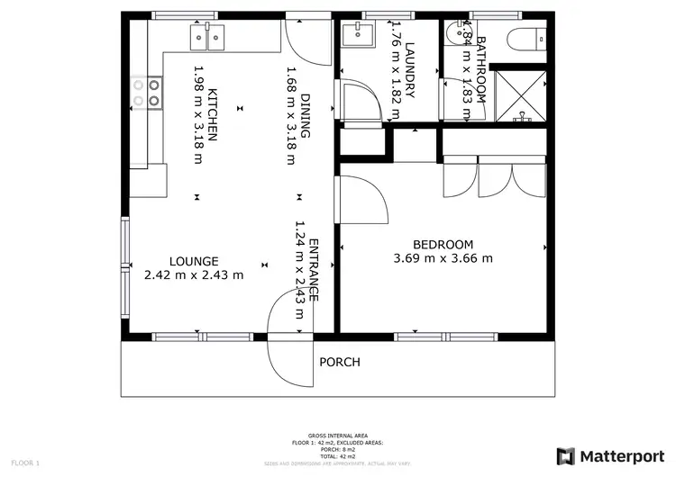 Floorplan of Homely house listing, 1/38 Pritchard Street, Swan Hill VIC 3585