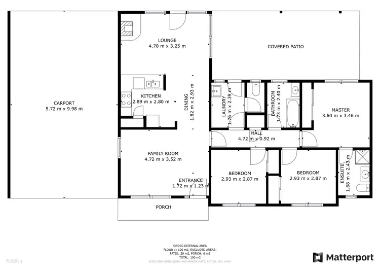 Floorplan of Homely house listing, 8 McPherson Street, Swan Hill VIC 3585