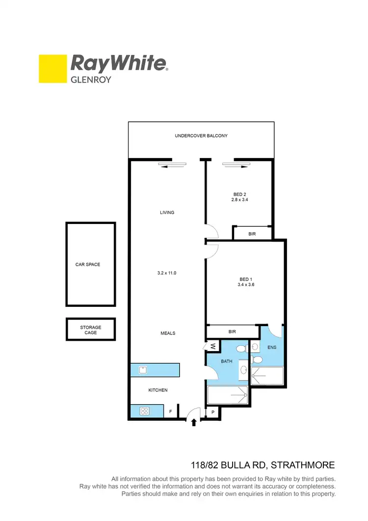 Floorplan of Homely apartment listing, 118/82 Bulla Road, Strathmore VIC 3041
