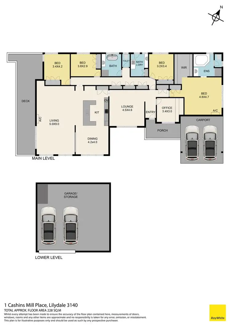 Floorplan of Homely house listing, 1 Cashins Mill Place, Lilydale VIC 3140