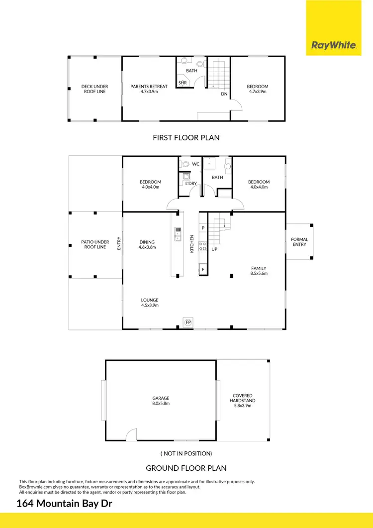 Floorplan of Homely rural property listing, 164 Mountain Bay Drive, Mountain Bay VIC 3723