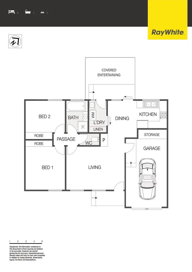 Floorplan of Homely house listing, 1 Burdon Place, Holt ACT 2615