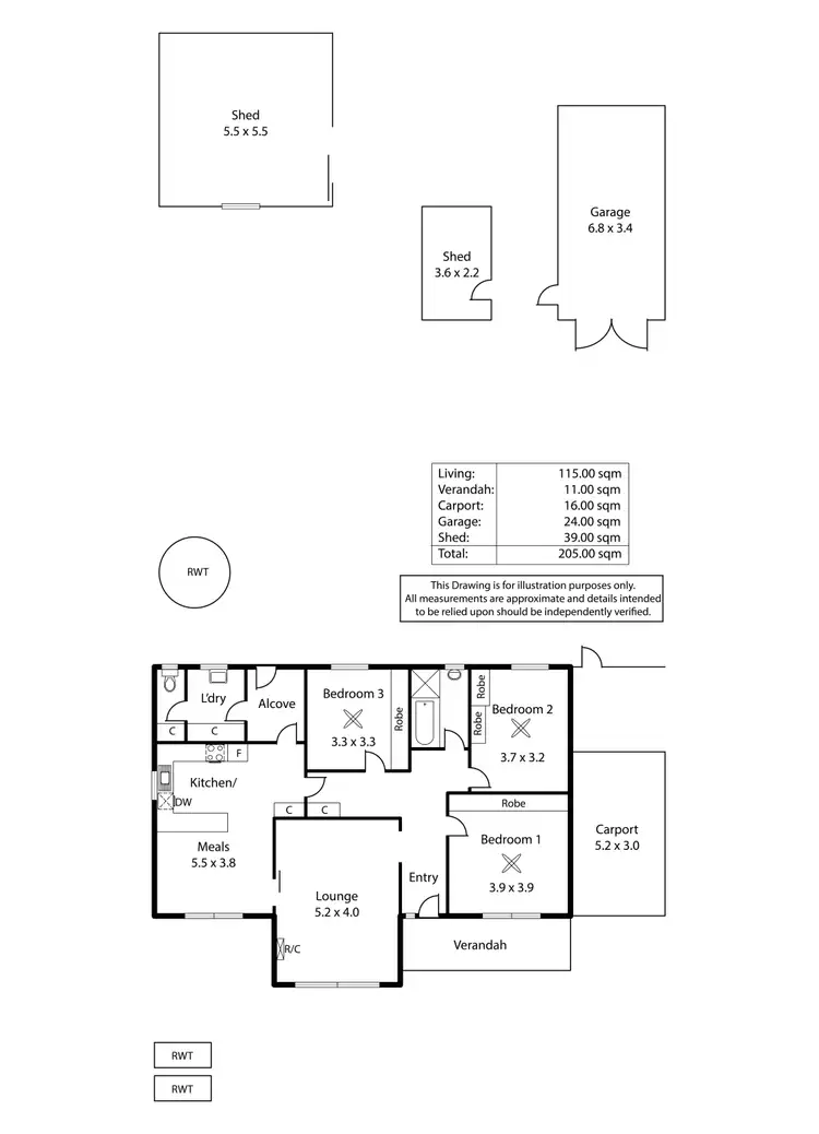Floorplan of Homely house listing, 8 Durham Avenue, Lockleys SA 5032