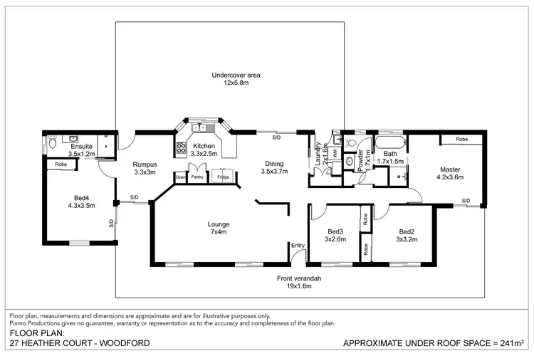 Floorplan of Homely house listing, 27 Heather Court, Woodford QLD 4514