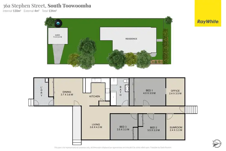 Floorplan of Homely house listing, 36a Stephen Street, South Toowoomba QLD 4350