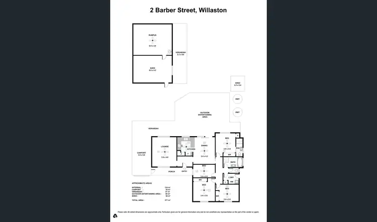 Floorplan of Homely house listing, 2 Barber Street, Willaston SA 5118