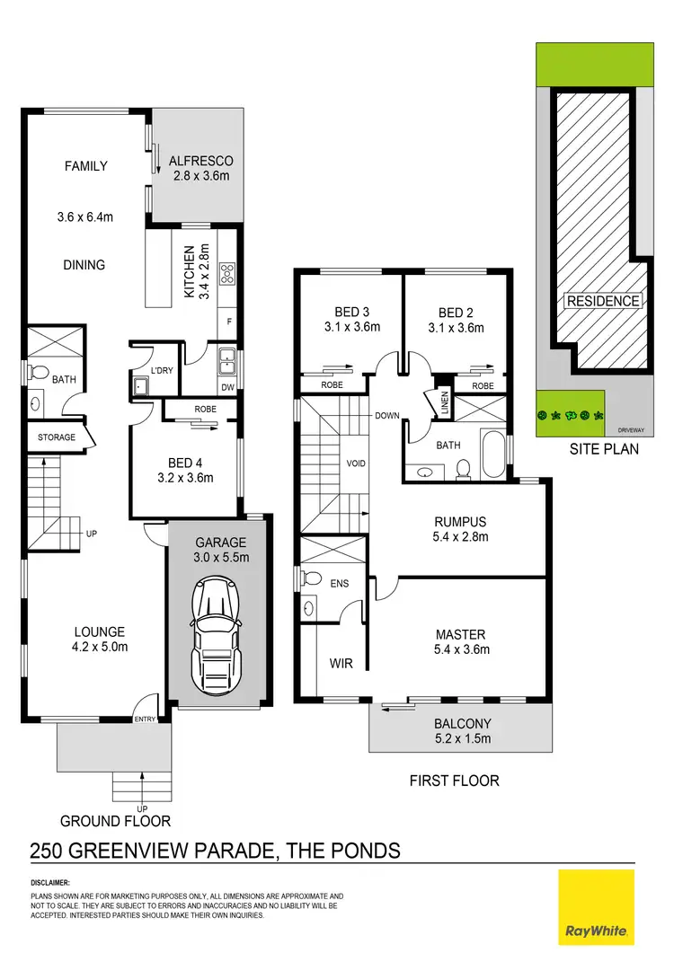 Floorplan of Homely house listing, 250 Greenview Parade, The Ponds NSW 2769