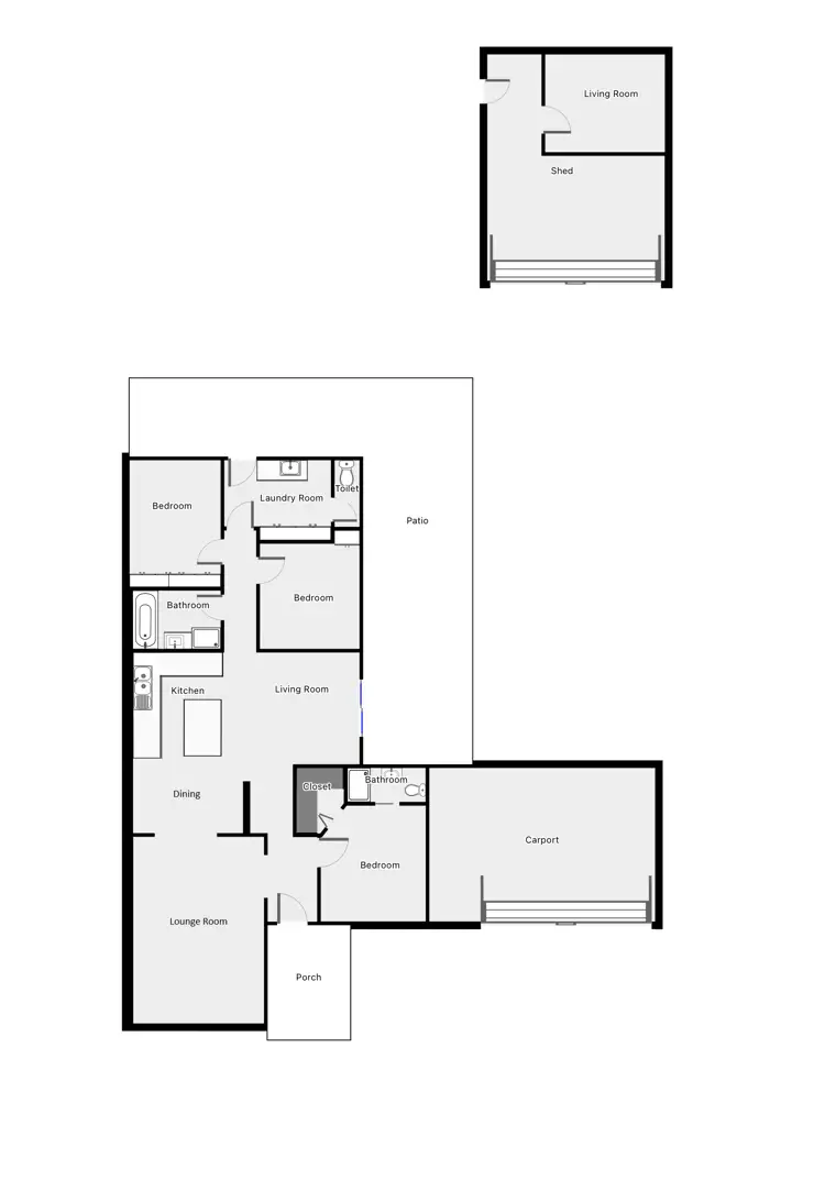Floorplan of Homely house listing, 331 Walnut Avenue, Mildura VIC 3500