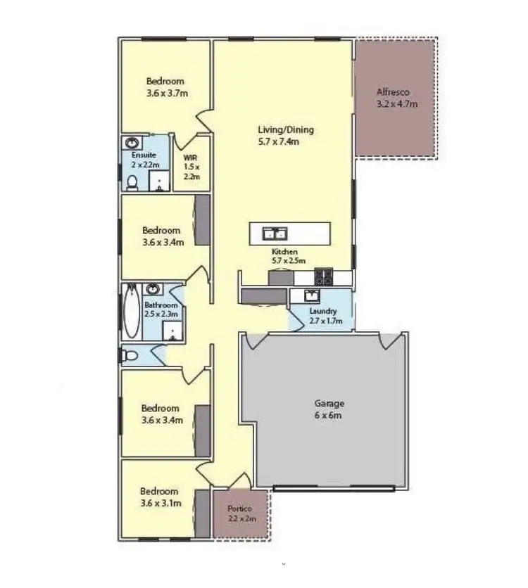 Floorplan of Homely house listing, 40 Eastside Drive, Mildura VIC 3500