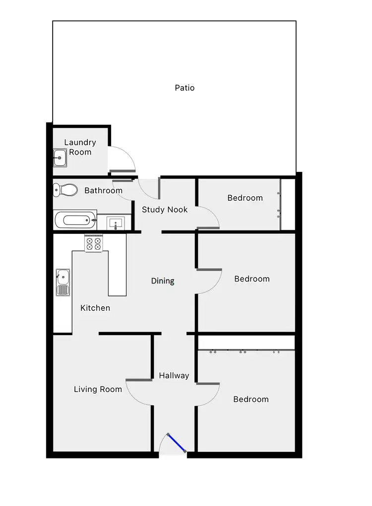 Floorplan of Homely house listing, 3524 San Mateo Avenue, Mildura VIC 3500