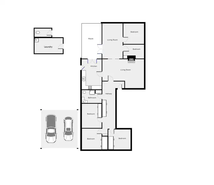 Floorplan of Homely house listing, 17 Ovens Avenue, Red Cliffs VIC 3496
