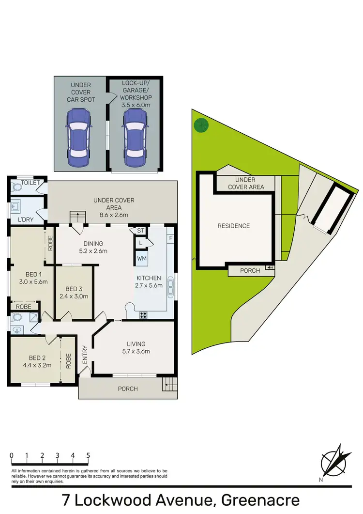 Floorplan of Homely house listing, 7 Lockwood Avenue, Greenacre NSW 2190