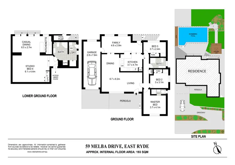 Floorplan of Homely house listing, 59 Melba Drive, East Ryde NSW 2113