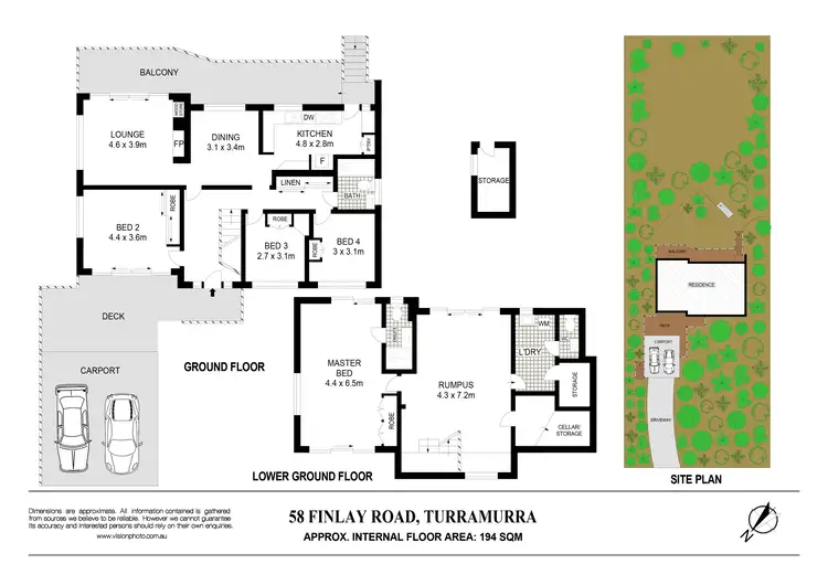 Floorplan of Homely house listing, 58 Finlay Road, Turramurra NSW 2074