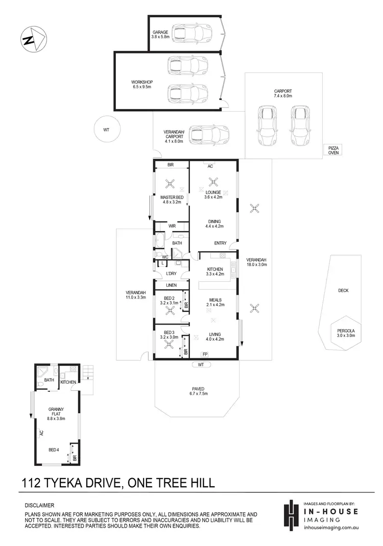 Floorplan of Homely house listing, 112 Tyeka Drive, One Tree Hill SA 5114