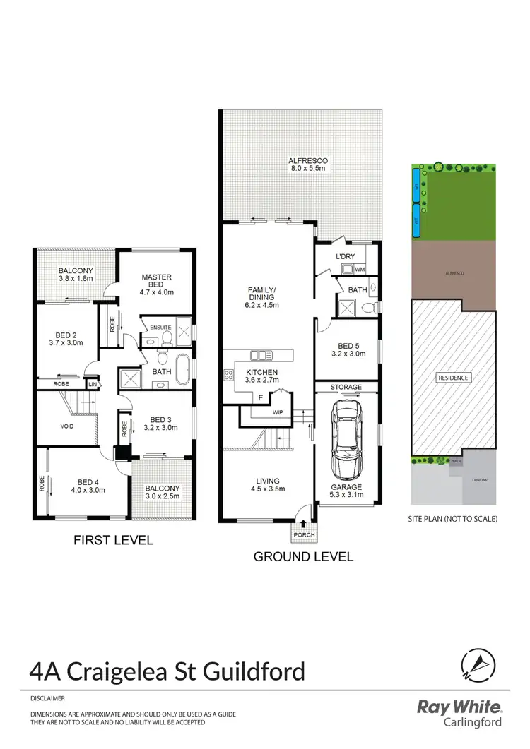 Floorplan of Homely house listing, 4A Craigelea Street, Guildford NSW 2161