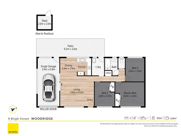 Floorplan of Homely house listing, 9 Bligh Street, Woodridge QLD 4114