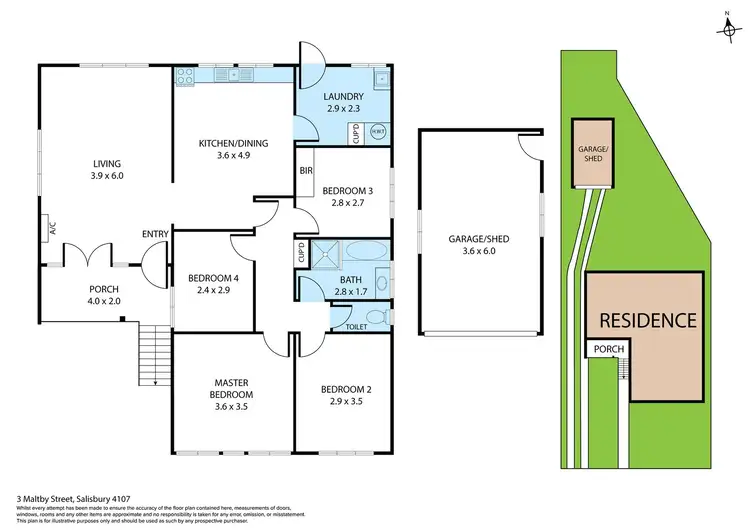 Floorplan of Homely house listing, 3 Maltby Street, Salisbury QLD 4107