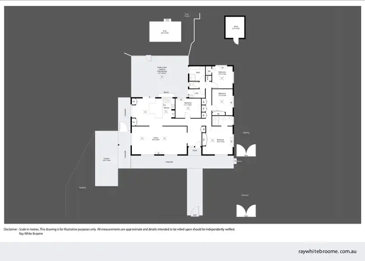 Floorplan of Homely house listing, 15 Miller Way, Broome WA 6725