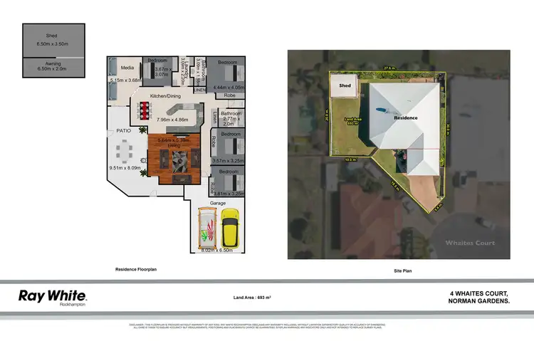 Floorplan of Homely house listing, 4 Whaites Court, Norman Gardens QLD 4701