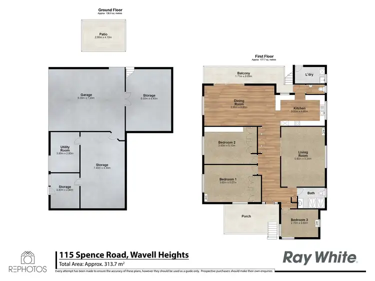 Floorplan of Homely house listing, 115 Spence Road, Wavell Heights QLD 4012