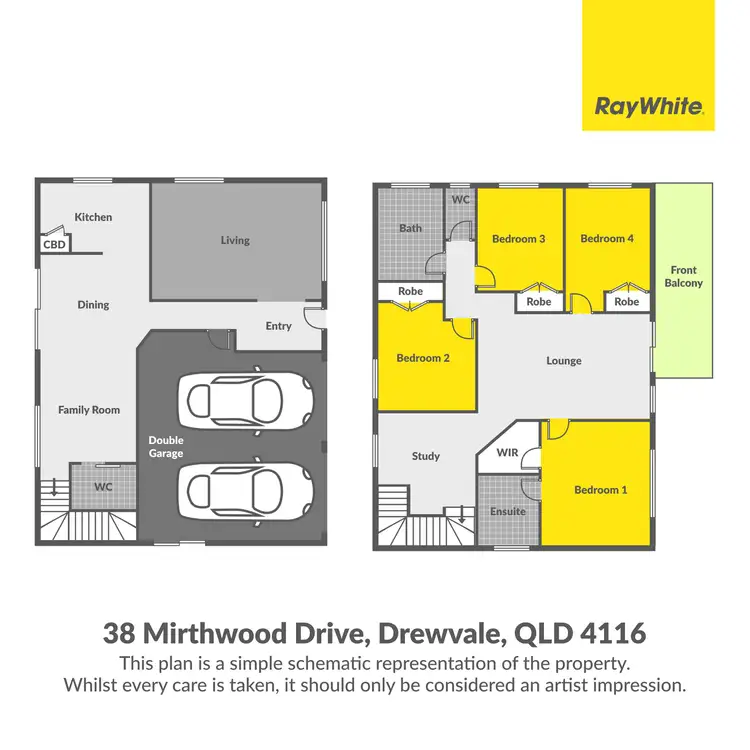 Floorplan of Homely house listing, 38 Mirthwood Drive, Drewvale QLD 4116
