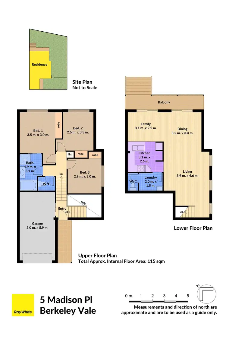 Floorplan of Homely house listing, 5 Madison Place, Berkeley Vale NSW 2261