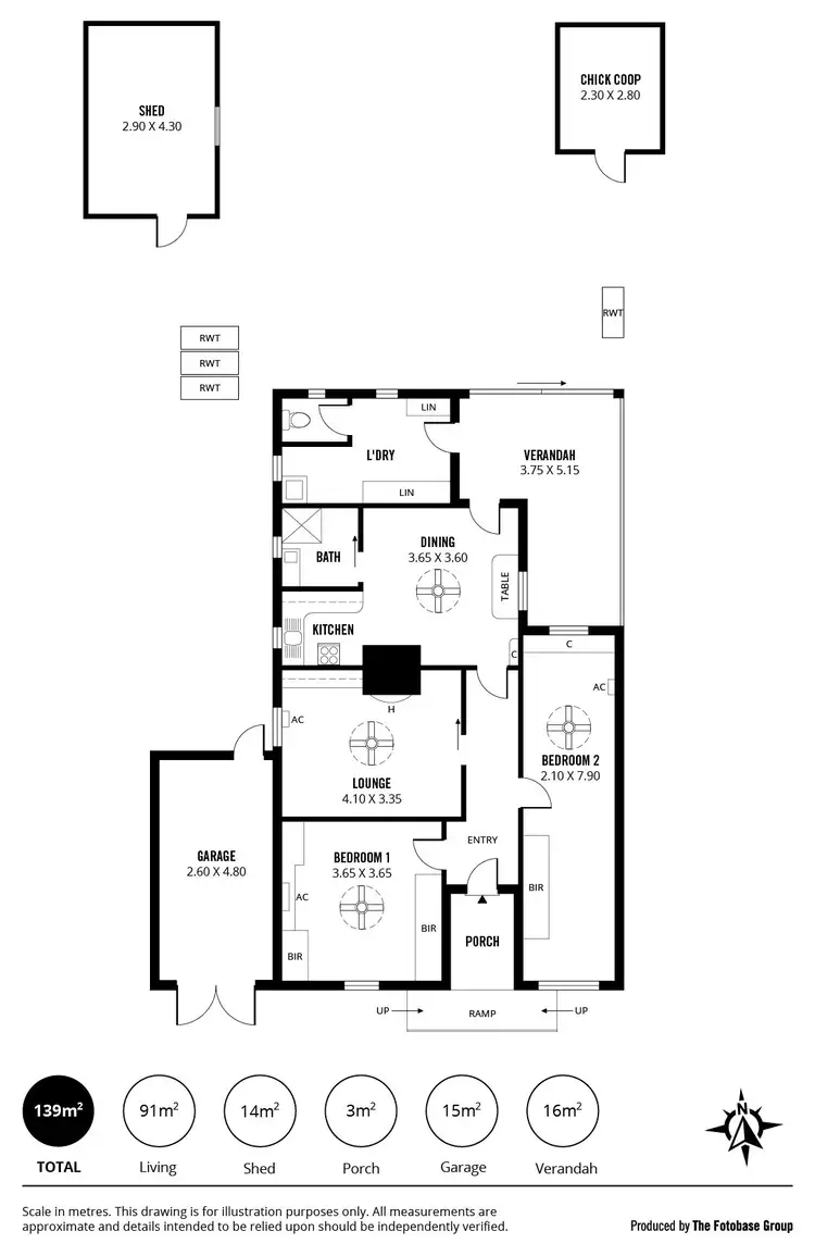 Floorplan of Homely house listing, 11A Charles Street, Rosewater SA 5013