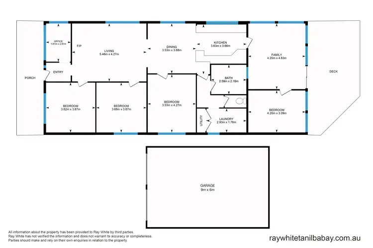Floorplan of Homely house listing, 93 Tilligerry Track, Tanilba Bay NSW 2319