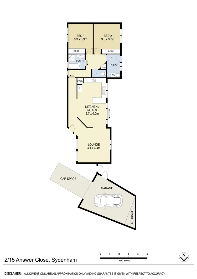 Floorplan of Homely unit listing, 2/15 Answer Close, Sydenham VIC 3037