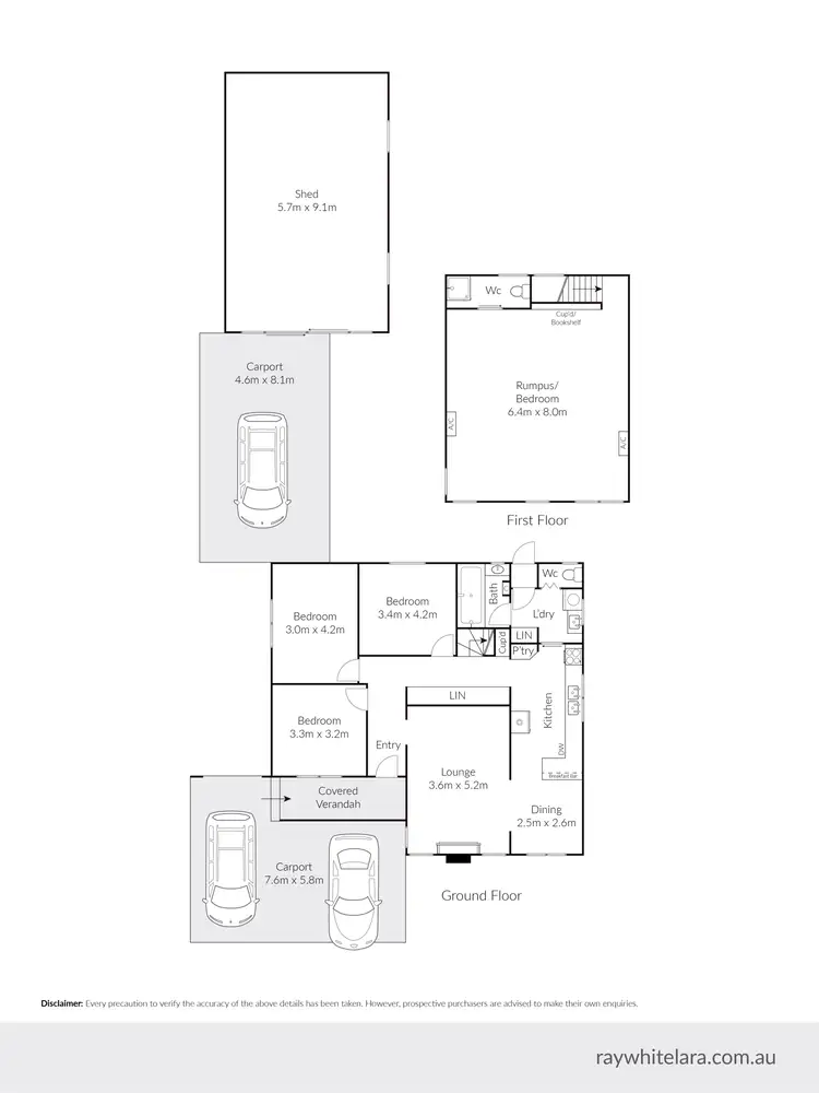 Floorplan of Homely house listing, 10 Kalver Street, Corio VIC 3214