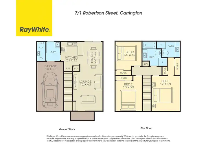 Floorplan of Homely townhouse listing, 7/1 Robertson Street, Carrington NSW 2294