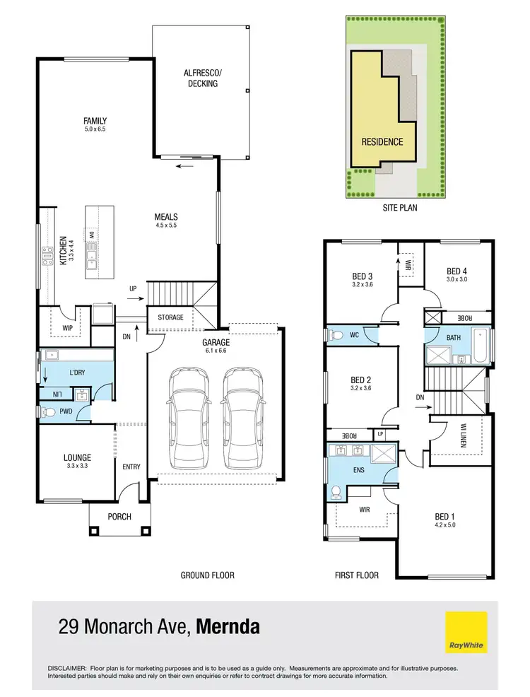 Floorplan of Homely house listing, 29 Monarch Avenue, Mernda VIC 3754