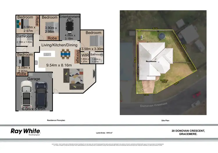 Floorplan of Homely house listing, 20 Donovan Crescent, Gracemere QLD 4702
