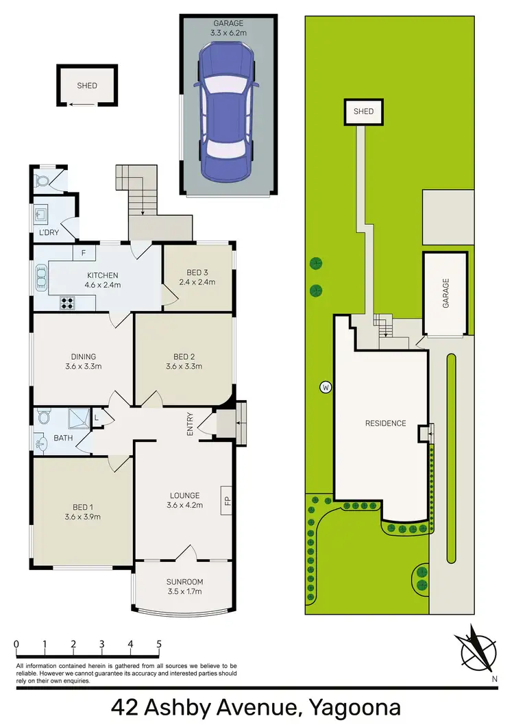 Floorplan of Homely house listing, 42 Ashby Avenue, Yagoona NSW 2199
