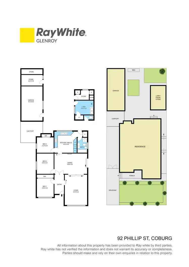 Floorplan of Homely house listing, 92 Phillips Street, Coburg VIC 3058