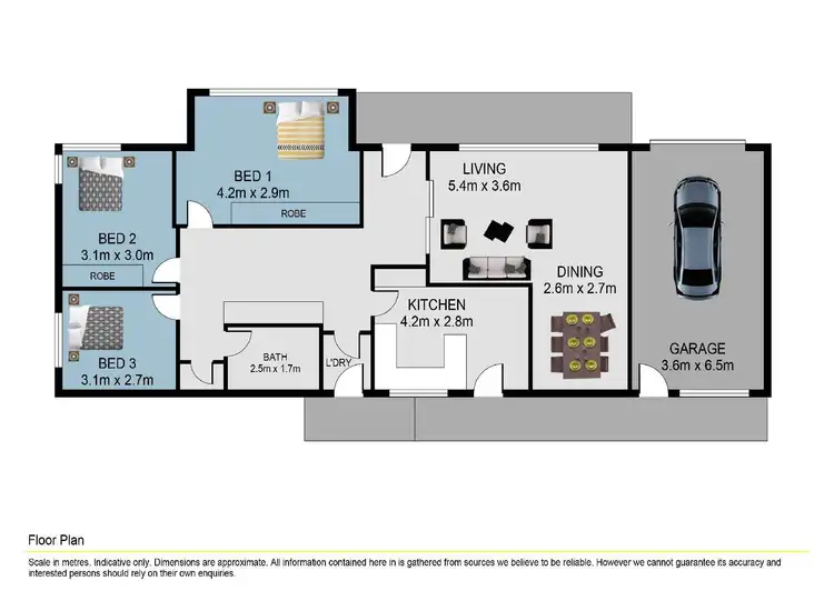 Floorplan of Homely house listing, 1 Meredith Crescent, Raymond Terrace NSW 2324