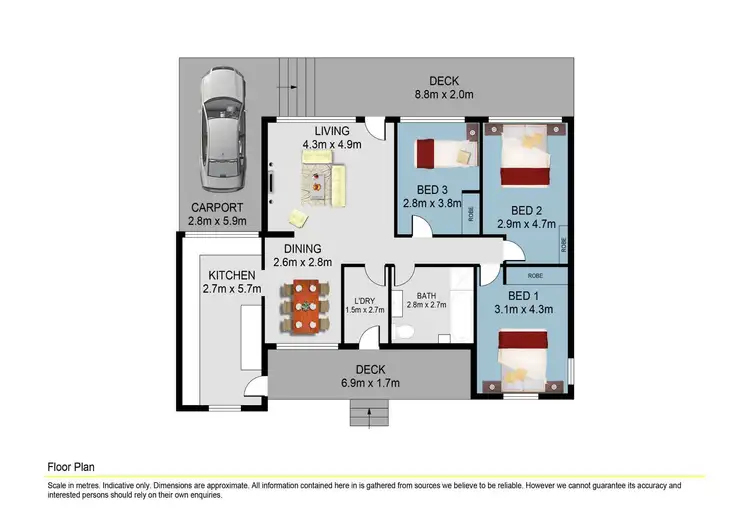 Floorplan of Homely house listing, 27 Links Drive, Raymond Terrace NSW 2324