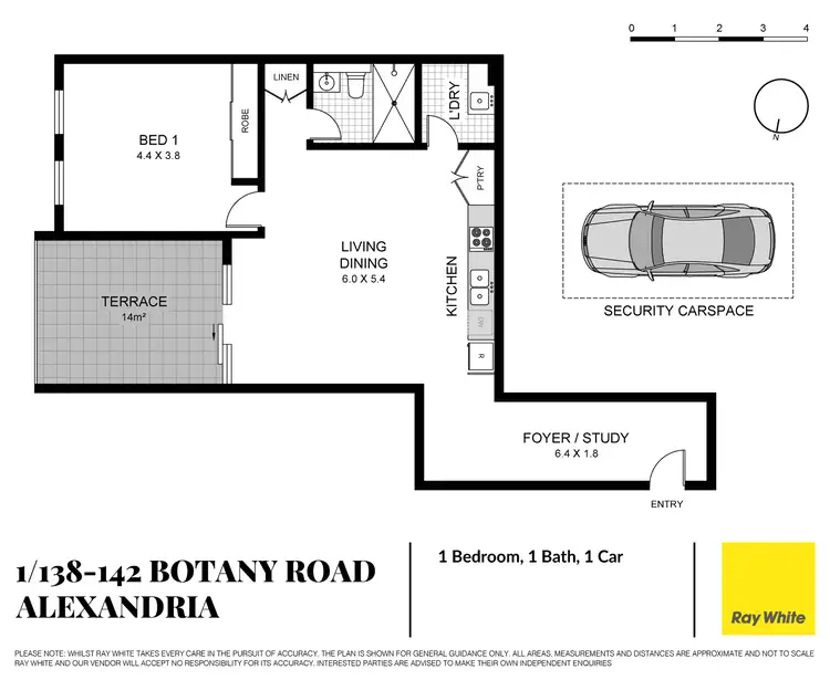 Floorplan of Homely apartment listing, 1/138-142 Botany Road, Alexandria NSW 2015