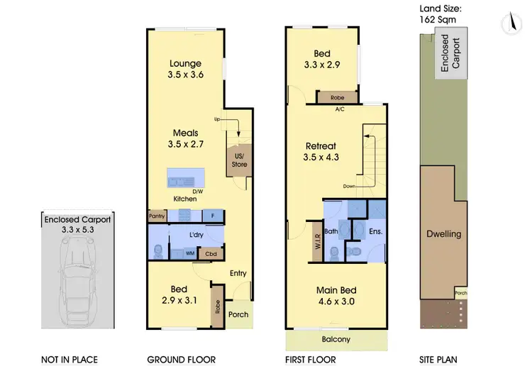 Floorplan of Homely house listing, 13 Courthouse Walk, Doreen VIC 3754