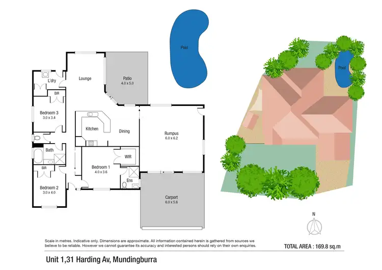 Floorplan of Homely house listing, 1/31 Harding Avenue, Mundingburra QLD 4812