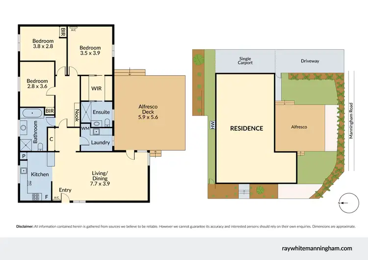 Floorplan of Homely house listing, 209 Manningham Road, Templestowe Lower VIC 3107
