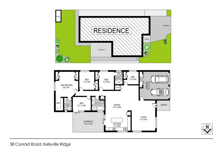 Floorplan of Homely house listing, 38 Conrad Road, Kellyville Ridge NSW 2155