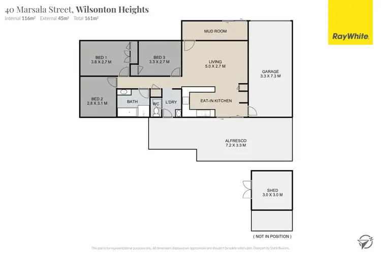 Floorplan of Homely house listing, 40 Marsala Street, Wilsonton Heights QLD 4350
