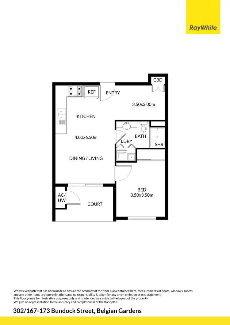 Floorplan of Homely house listing, 302/167-173 Bundock Street, Belgian Gardens QLD 4810