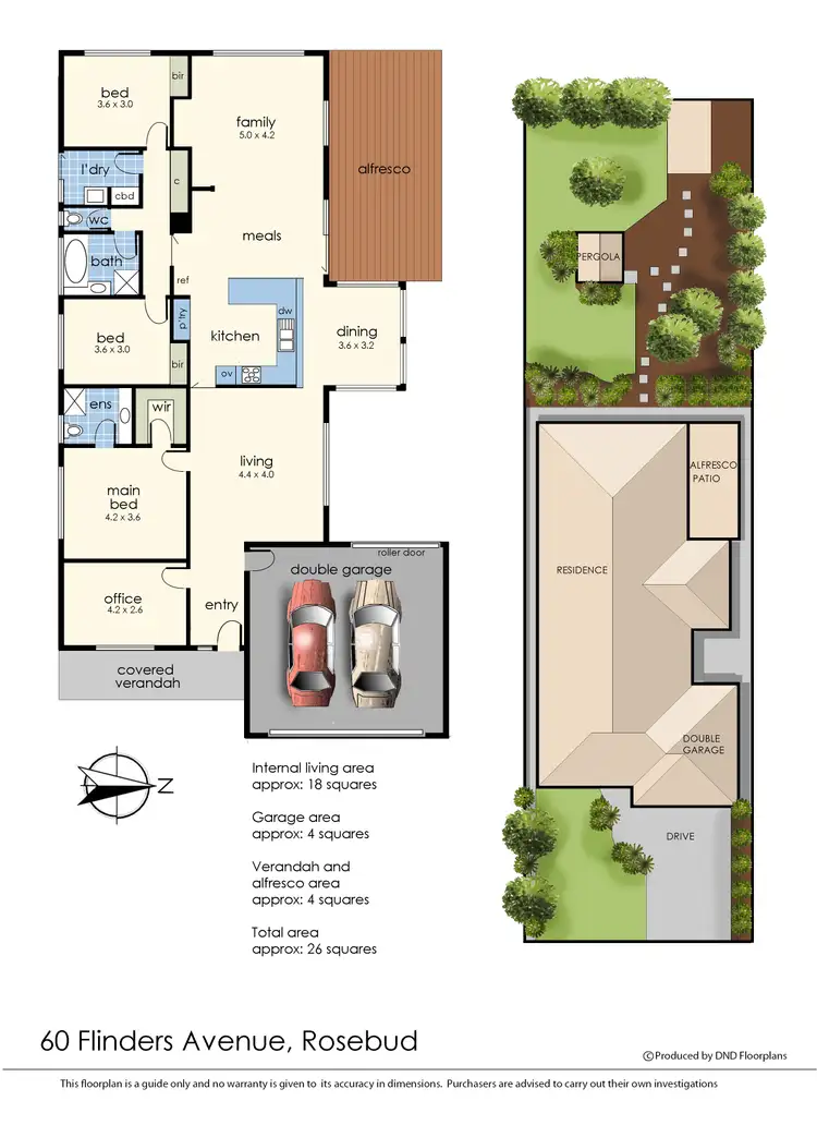 Floorplan of Homely house listing, 60 Flinders Avenue, Rosebud VIC 3939