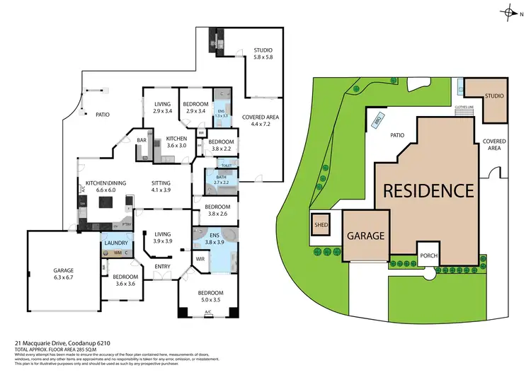 Floorplan of Homely house listing, 21 Macquarie Drive, Coodanup WA 6210