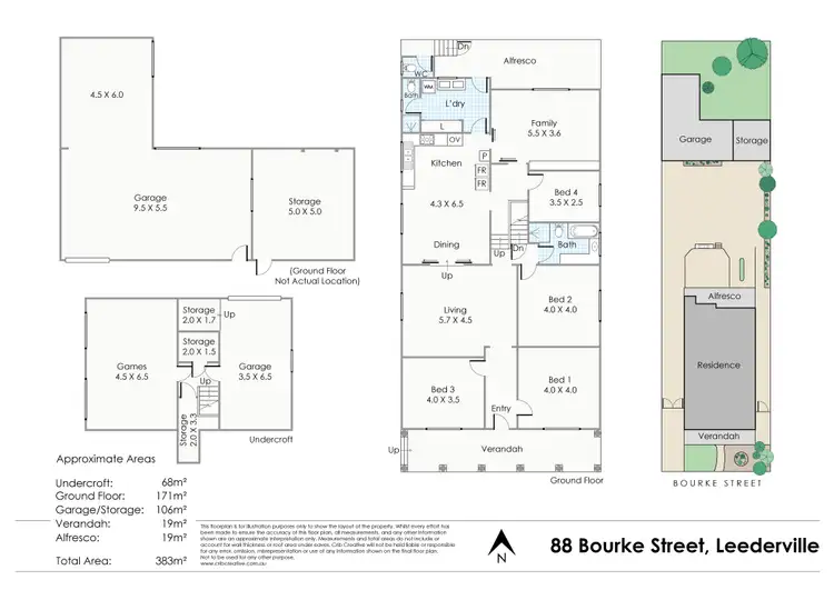 Floorplan of Homely house listing, 88 Bourke Street, Leederville WA 6007