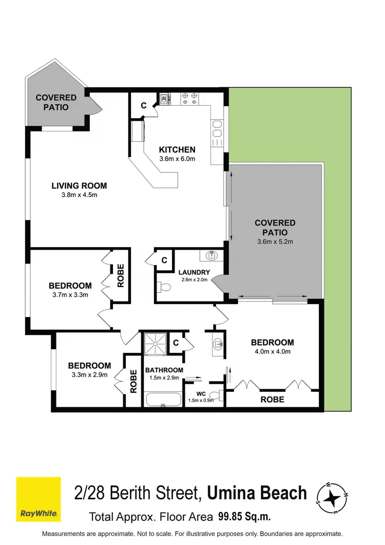 Floorplan of Homely villa listing, 2/28 Berith Street, Umina Beach NSW 2257