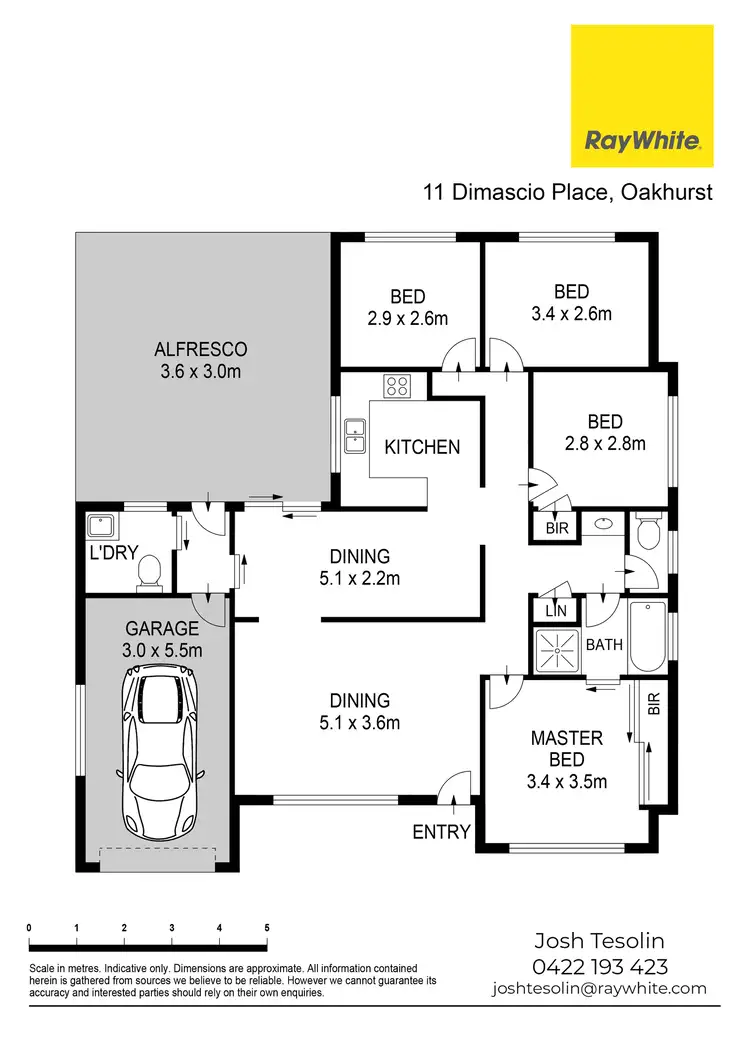 Floorplan of Homely house listing, 11 + 11a Dimascio Place, Oakhurst NSW 2761